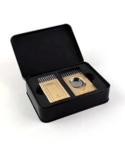 Cohiba Metal and Lighter Set Cigar Cutter